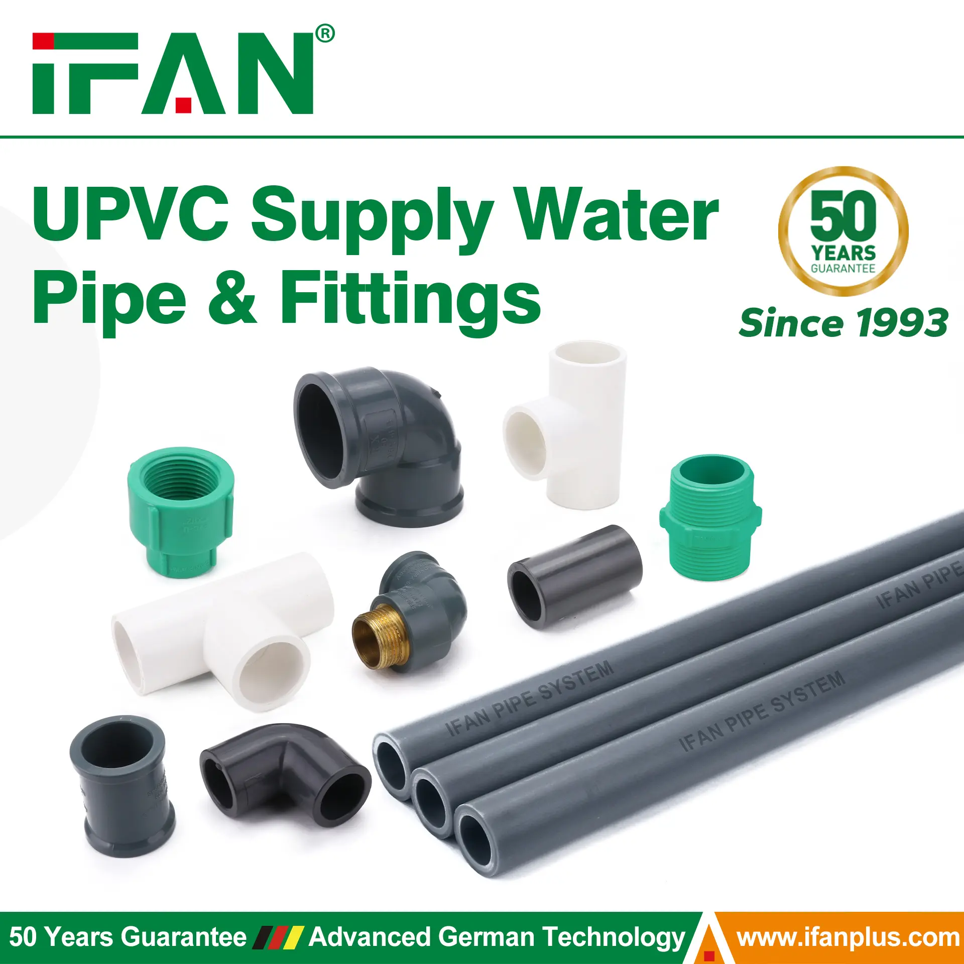 UPVC Supply Water Pipe and Fittings