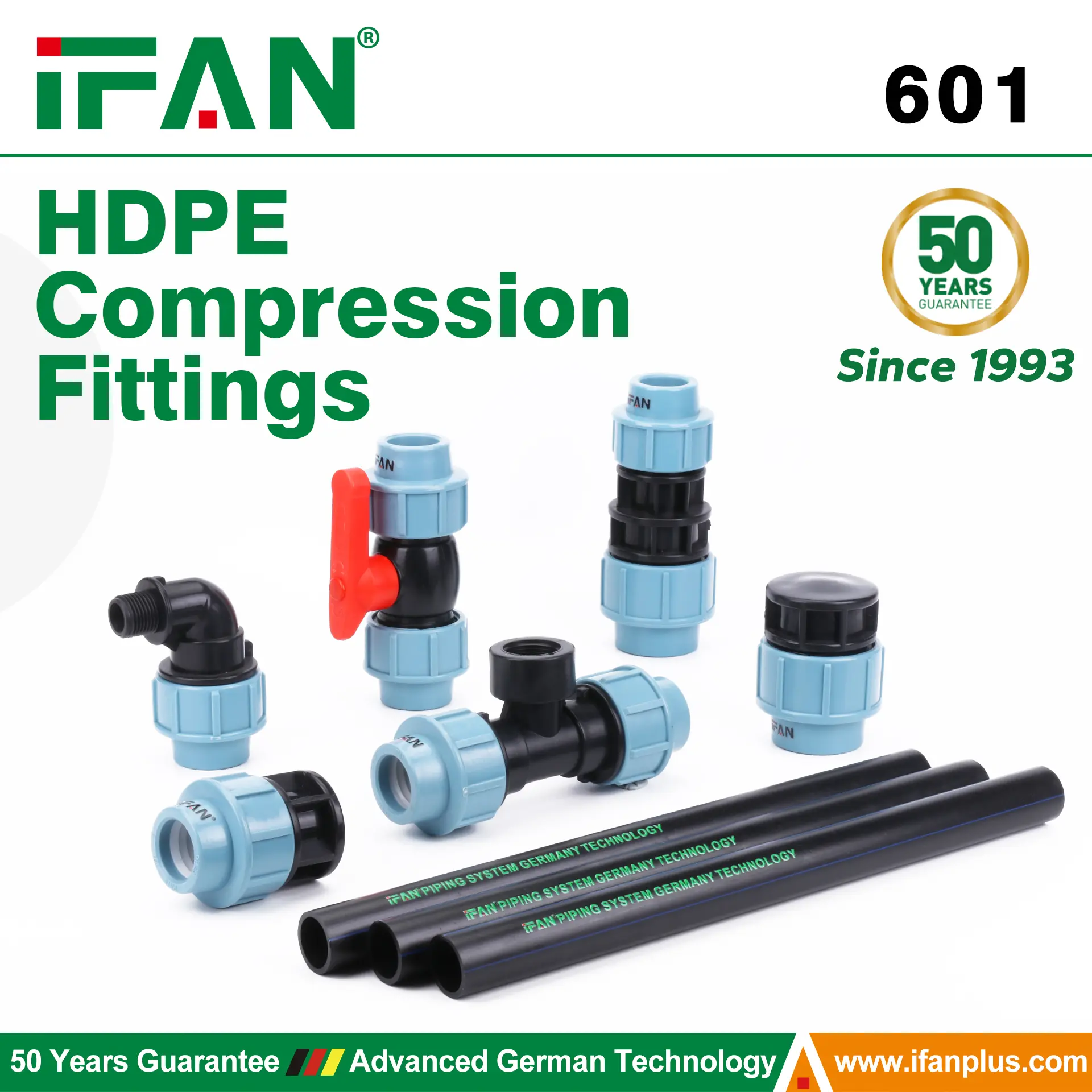 601 HDPE Compression Fittings