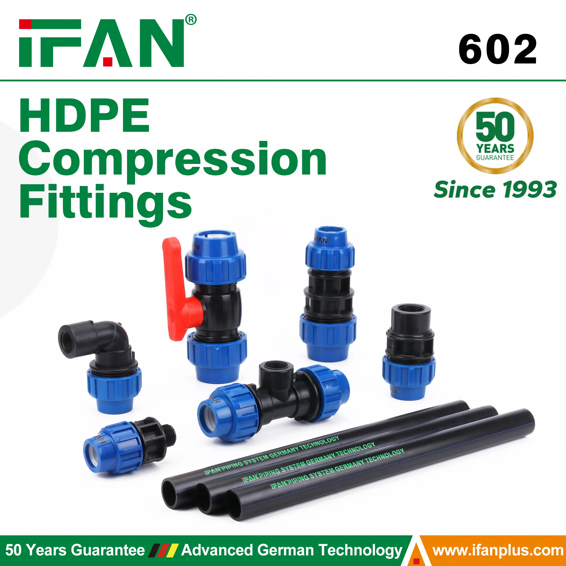 602 HDPE Compression Fittings