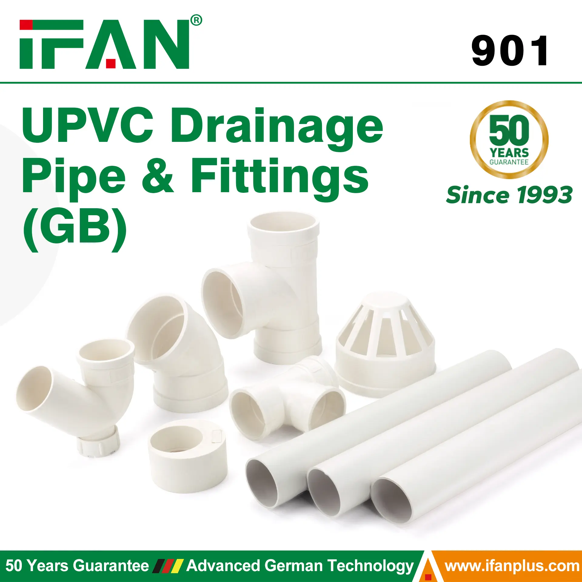 901 UPVC Drainage Pipe & Fittings (GB）