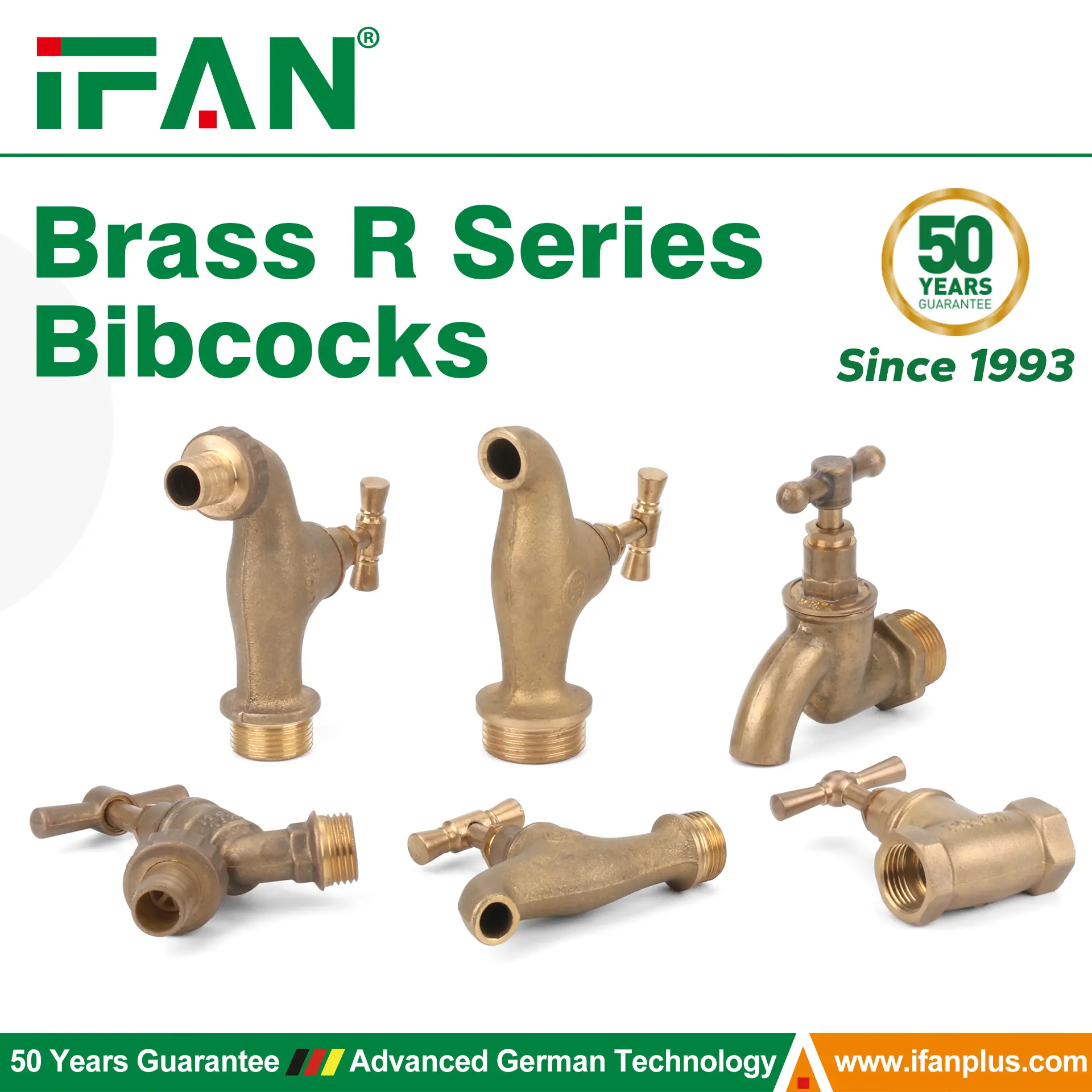 Brass R Series Bibcocks