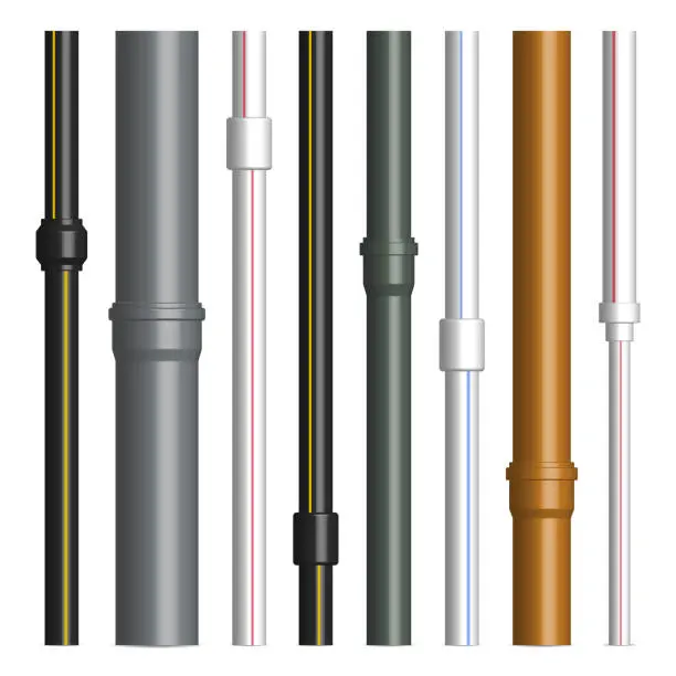 Which fitting can be used to join HDPE and PVC pipes?