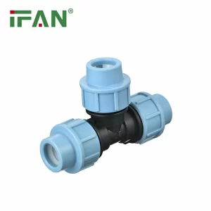 تجهيزات أنابيب HDPE على شكل حرف T