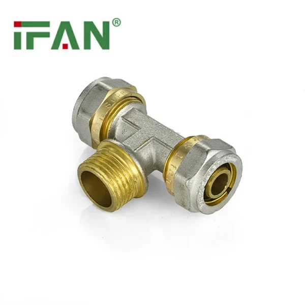 PEX Compression Fittings Male Tee