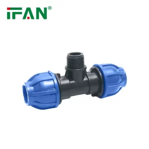 HDPE Pipe Fittings Male Tee