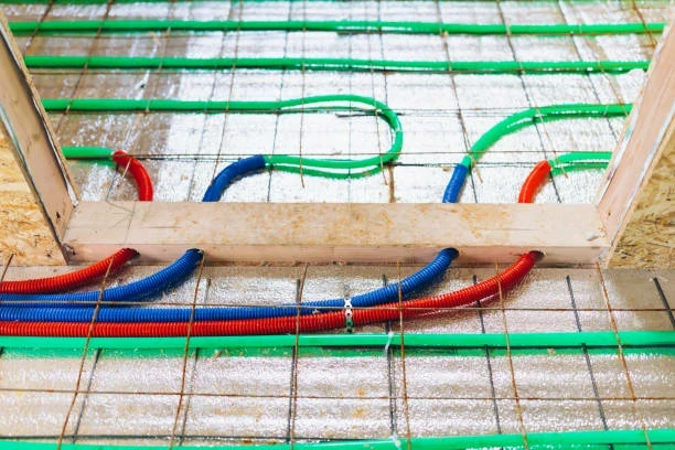 Ease of Installing PEX Heating Pipe