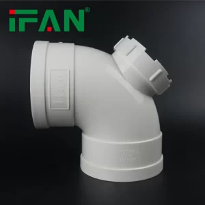 IFAN GB UPVC مع كوع فم 90 درجة