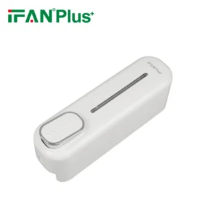 White soap dispenser