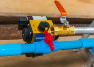 válvula de agua de PVC