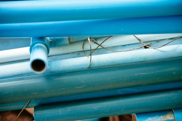 conduites d'eau en PVC