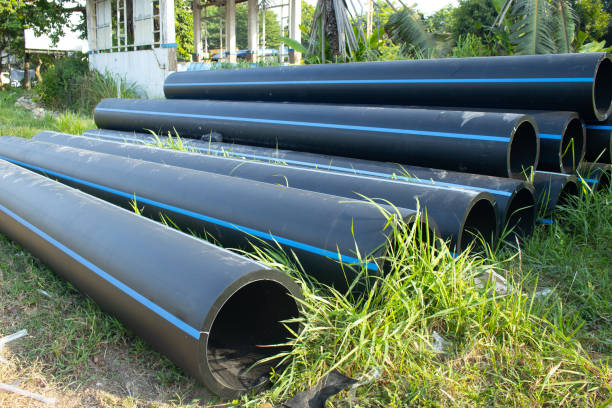 tubería de HDPE negra
