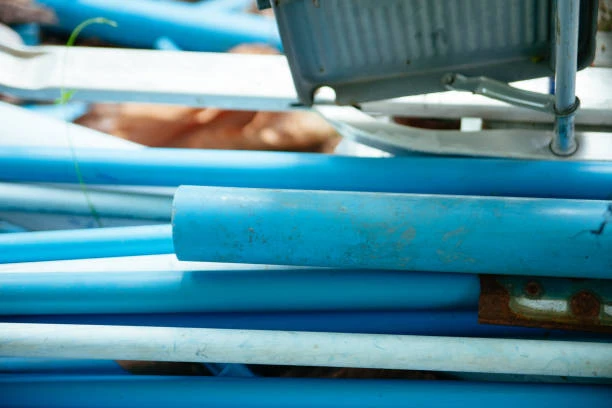 conduites d'eau en PVC