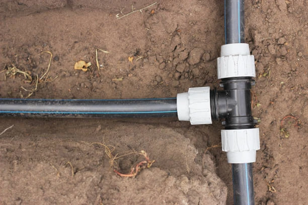 plomberie en PEHD de drainage